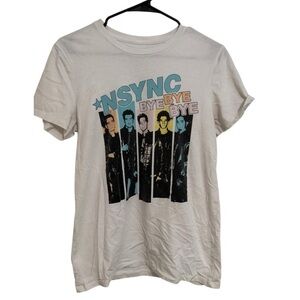 NSYNC Bye Bye Bye Y2K Graphic Band Tee Size Small